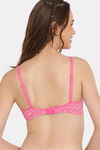 Rosaline Double Layered Non Wired 3/4Th Coverage T-Shirt Bra - Daisy Pink — thumbnail 2